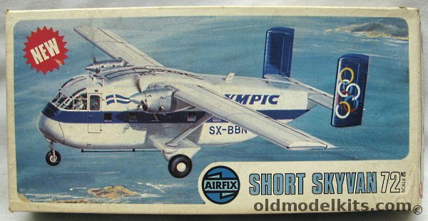 Airfix 1/72 Short Skyvan - Oman Air Force / Olympic Airlines, 04018-3 plastic model kit